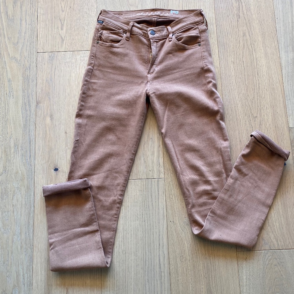 Copper Citizen of Humanity Stretch Skinny Jean-Size 31